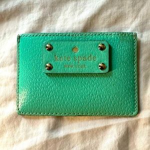 Kate Spade Leather ID Card Holder Wallet